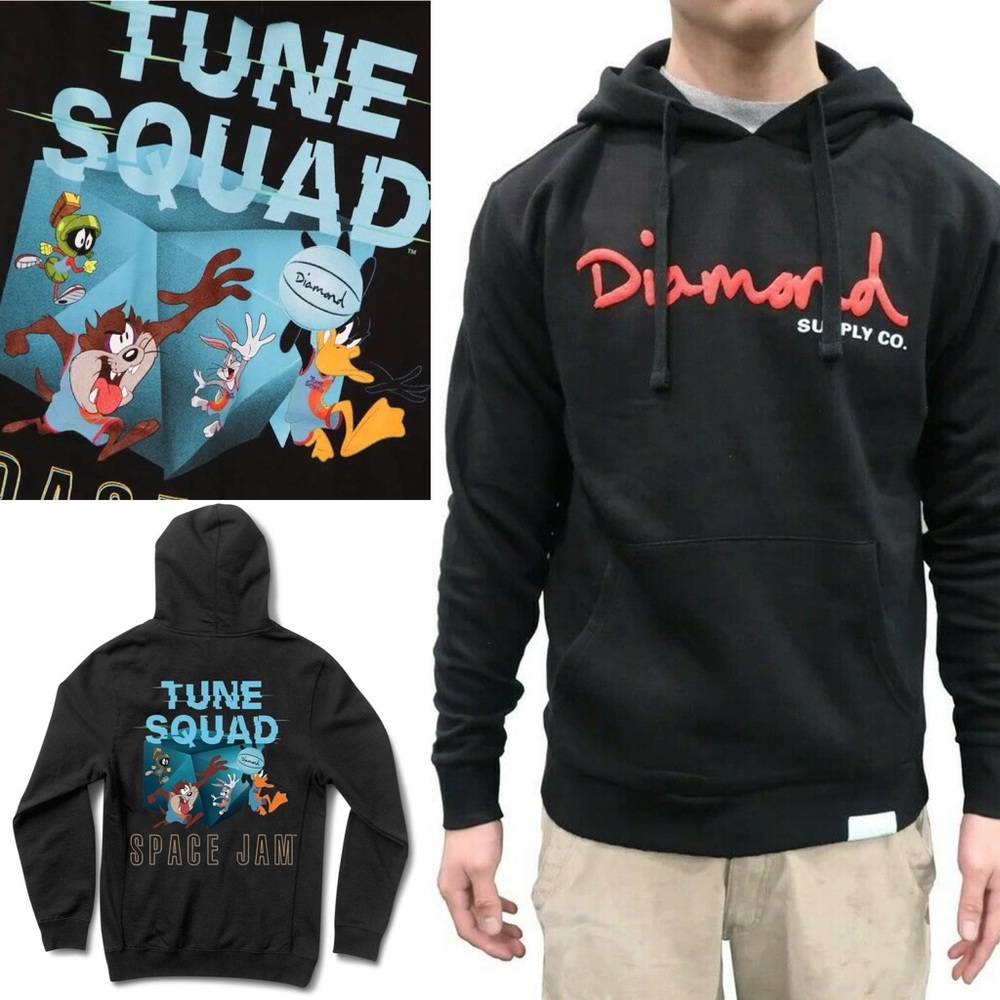 RARE Diamond Supply Co. Hoody Space Jam Box Black